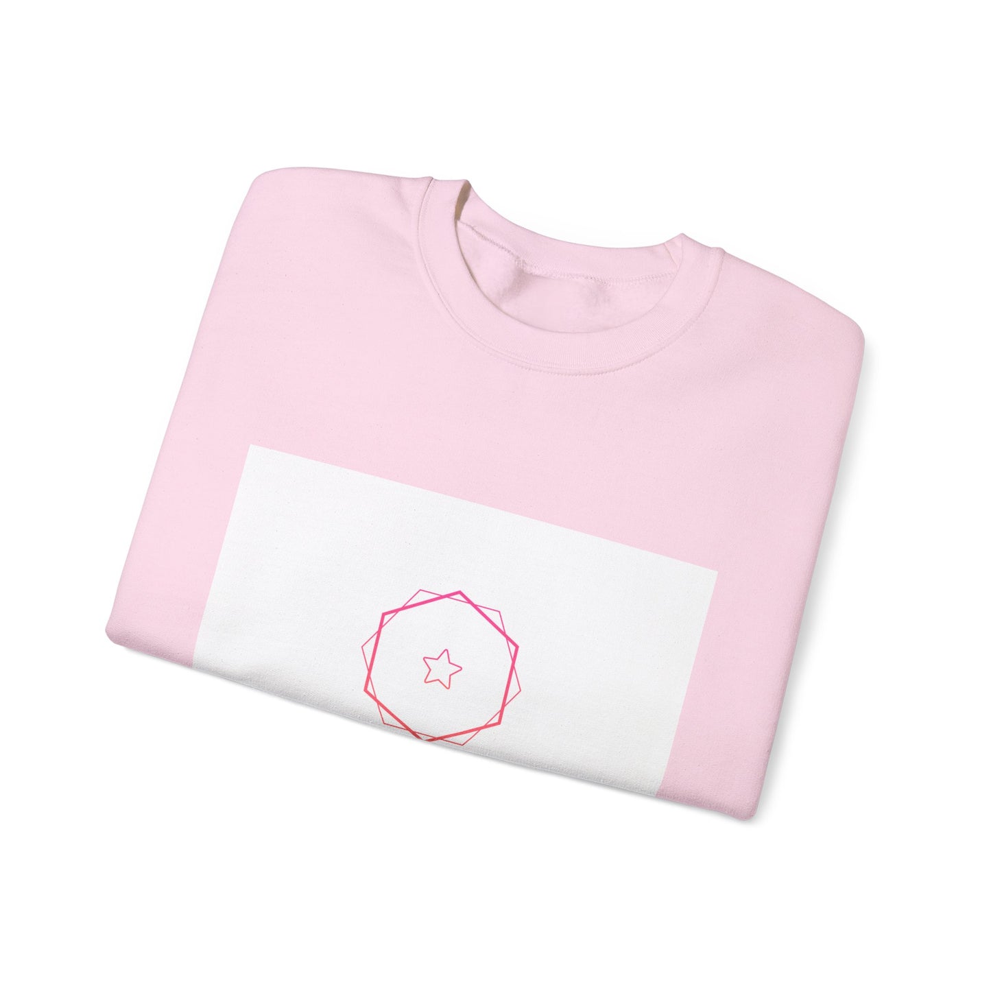 Crewneck Sweatshirt — Minimal Pink “Swagg Mobb” Logo