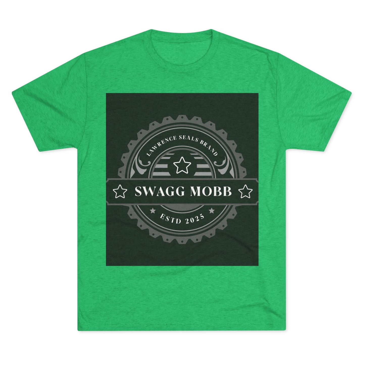 Swagg Mobb Logo Tee — Vintage Badge Graphic T-Shirt