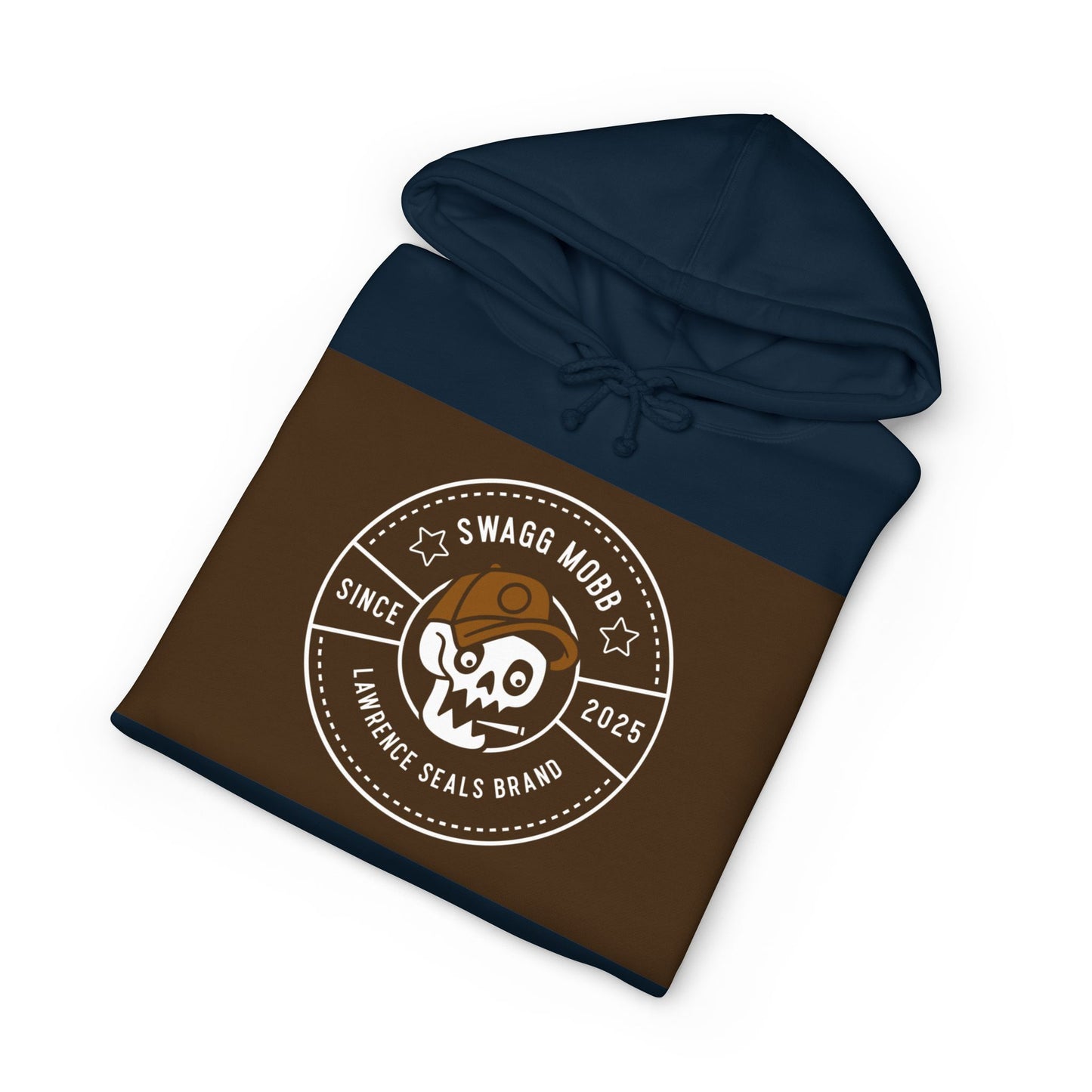 Skull Badge Hoodie – Stoner's Daily Brew Coffee Logo Sweatshirt