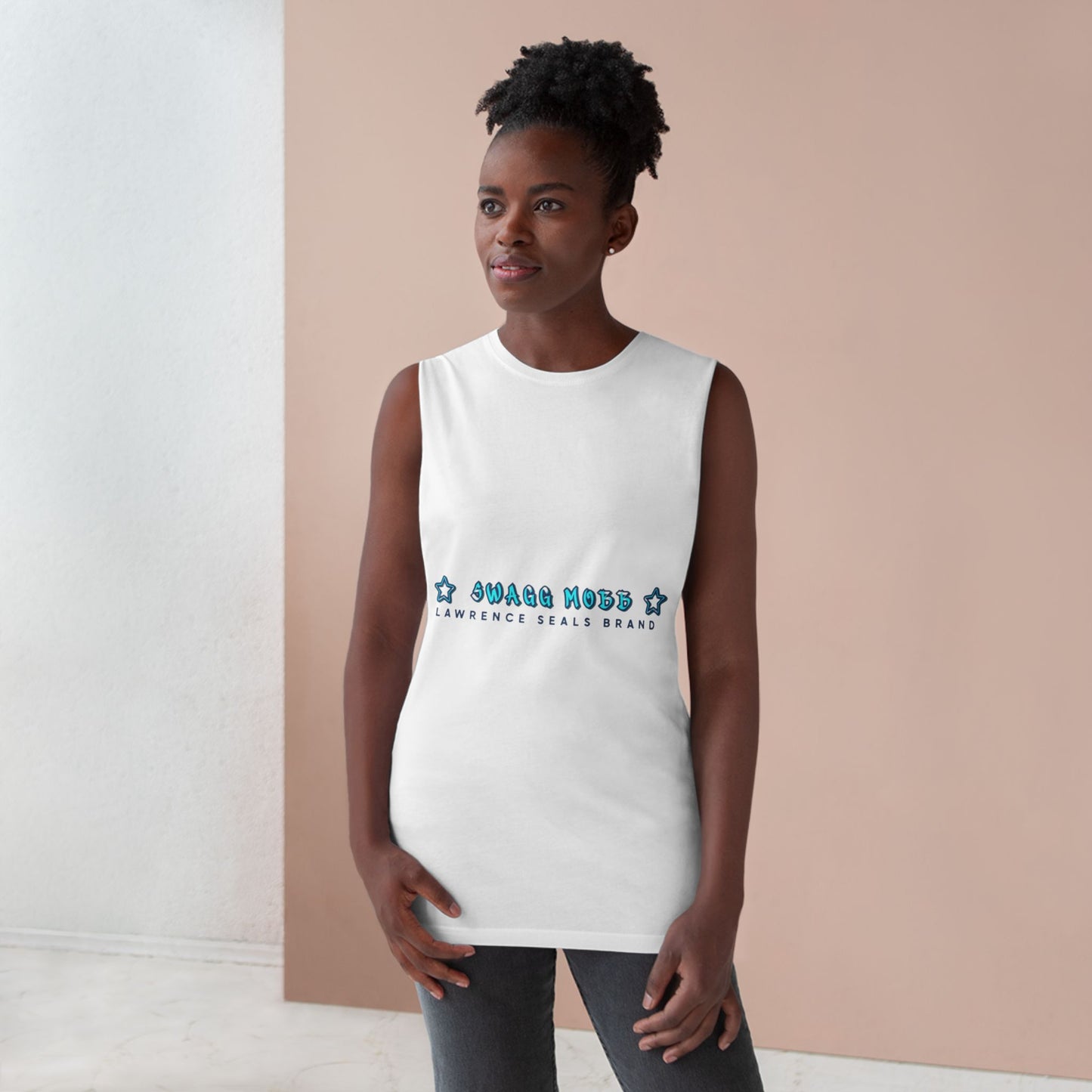 Unisex Barnard Tank Top - Casual Vibe with 'Share More' Design