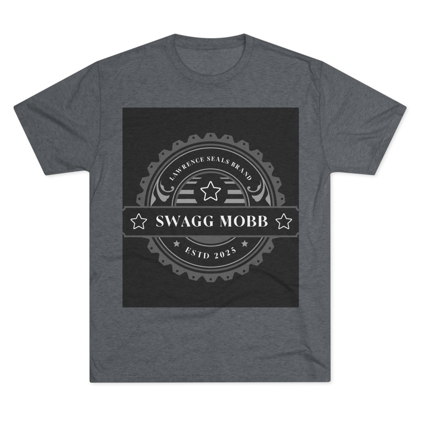 Swagg Mobb Logo Tee — Vintage Badge Graphic T-Shirt