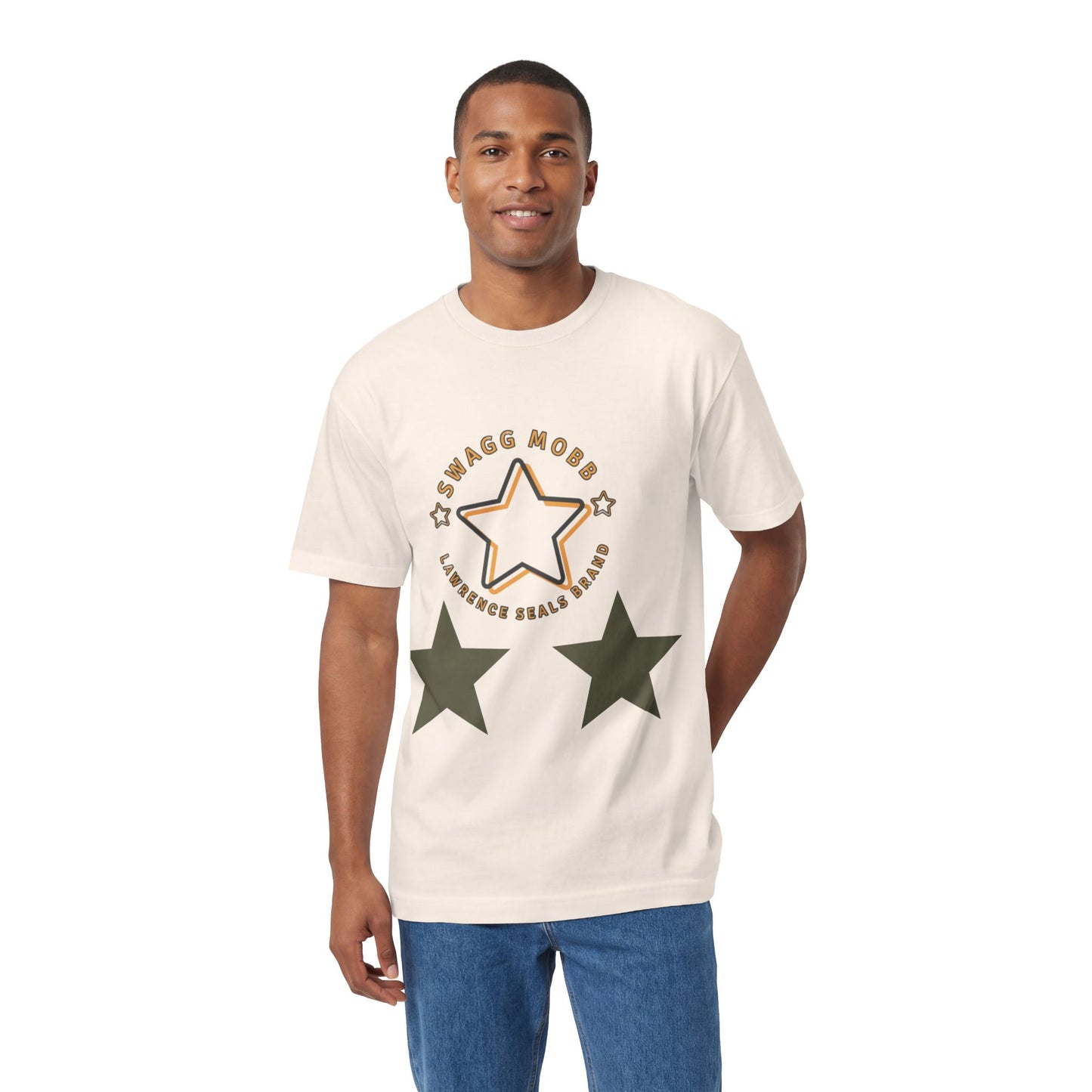 Star Badge Tee — "Swagg Mode" Graphic T‑Shirt
