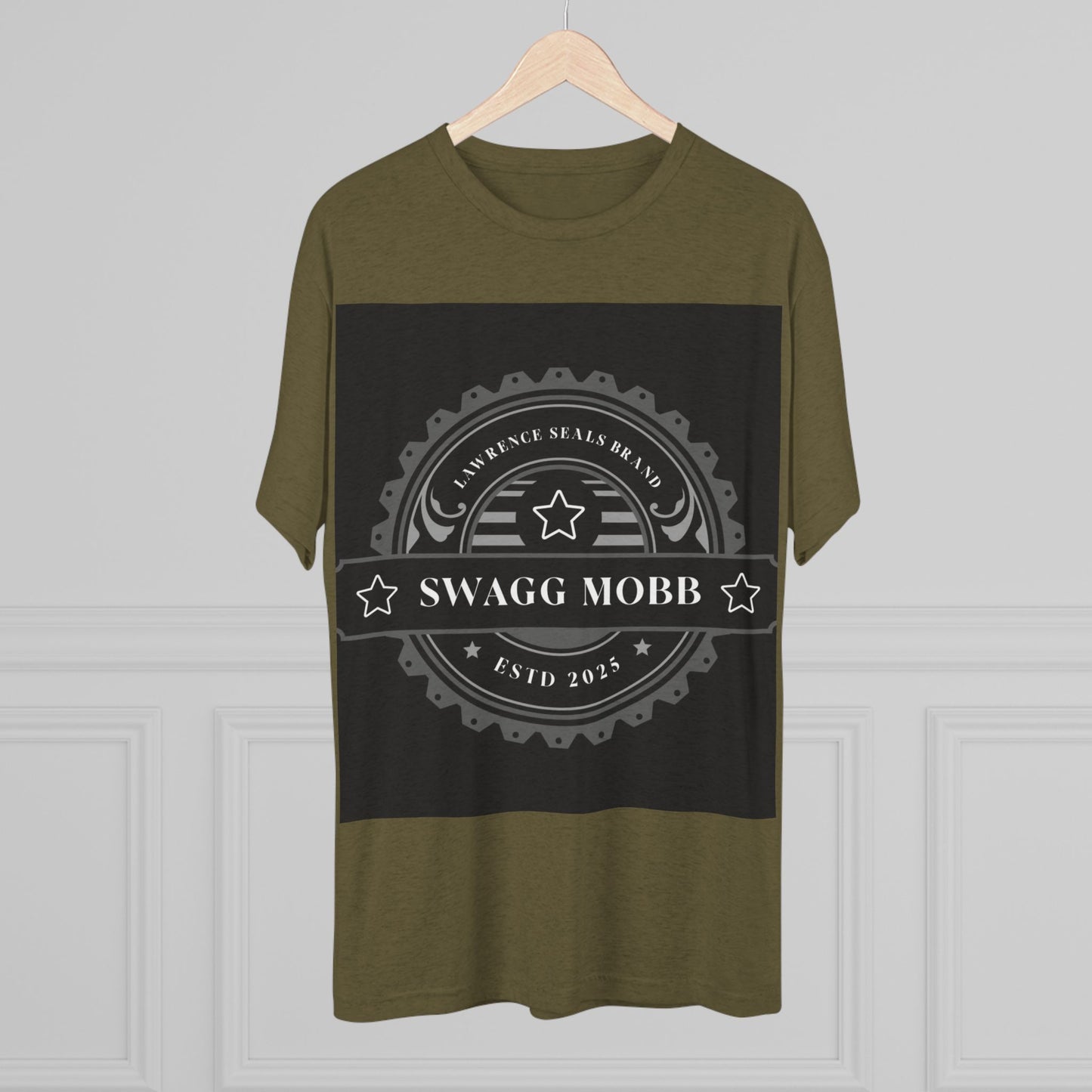 Swagg Mobb Logo Tee — Vintage Badge Graphic T-Shirt