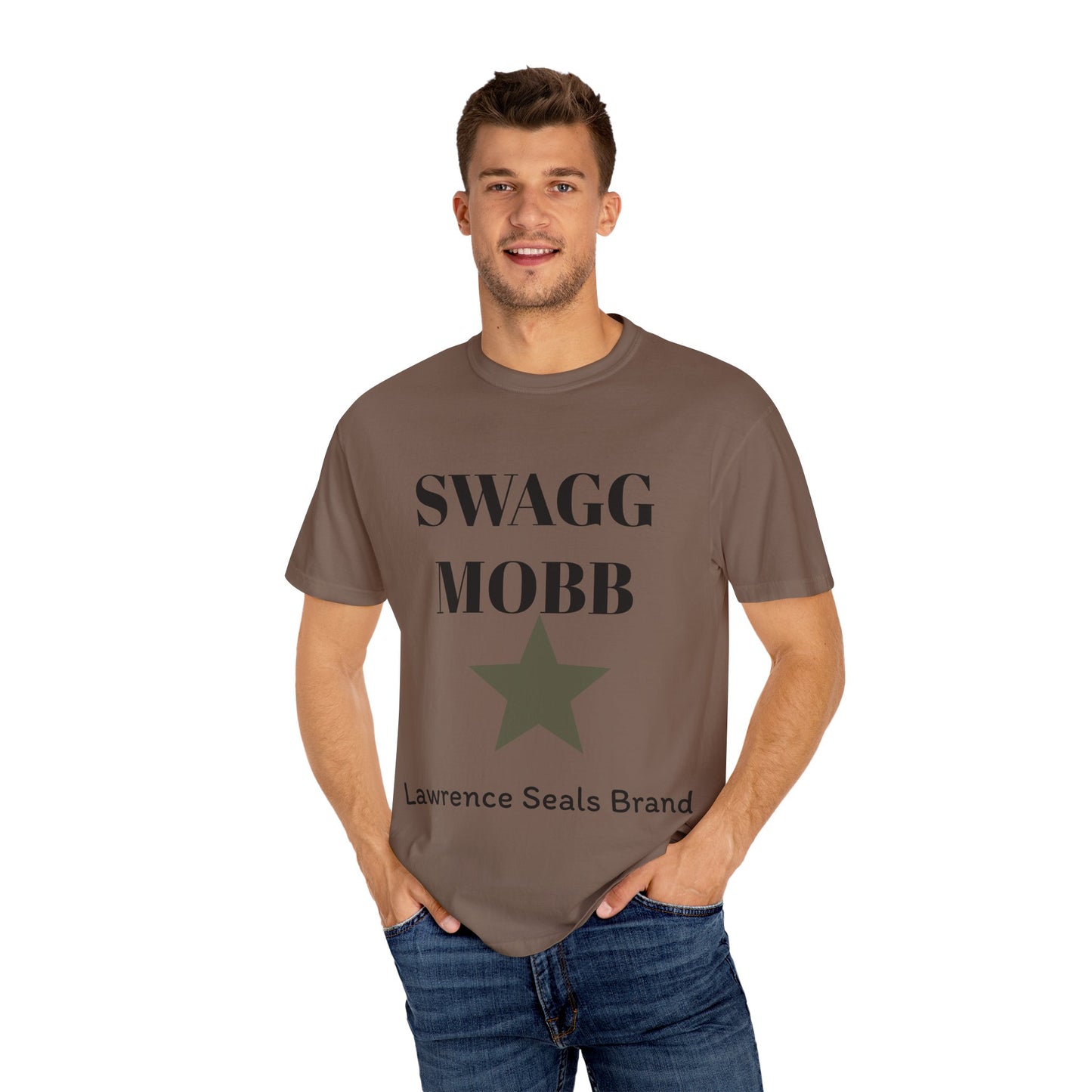 Stylish SWAGG 10BB Unisex Garment-Dyed T-Shirt, Casual Wear, Streetwear, Gift for Him/Her, Comfortable Everyday Tee