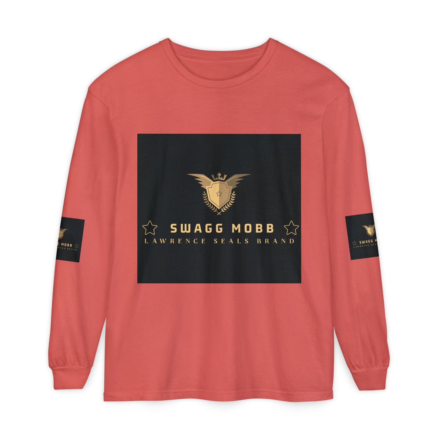 Swagg Mobb Eagle Logo Long Sleeve T-Shirt