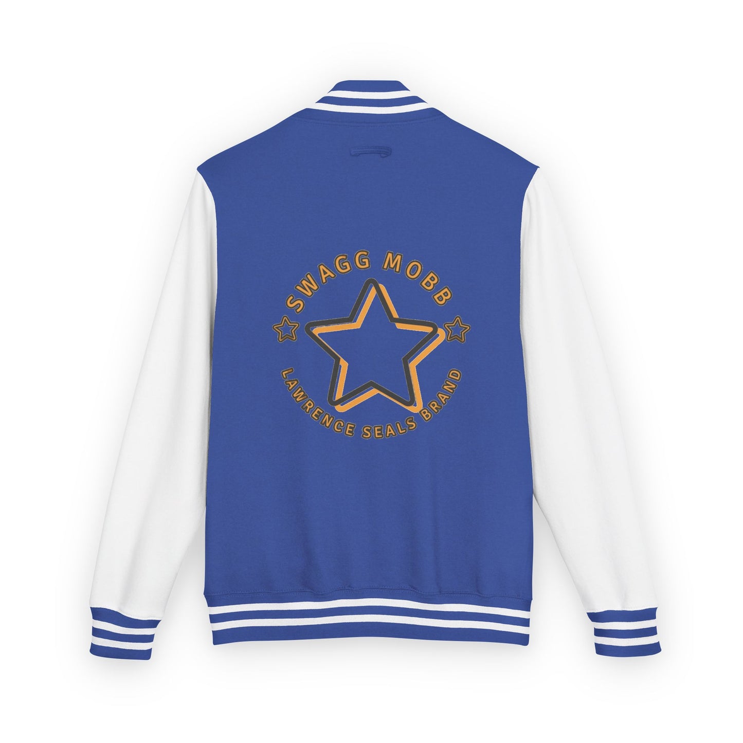 Unisex Heavyweight Letterman Jacket - Stylish Star & Badge Design, Sports Apparel, Cozy Layer, Perfect Gift for Graduations, Birthdays