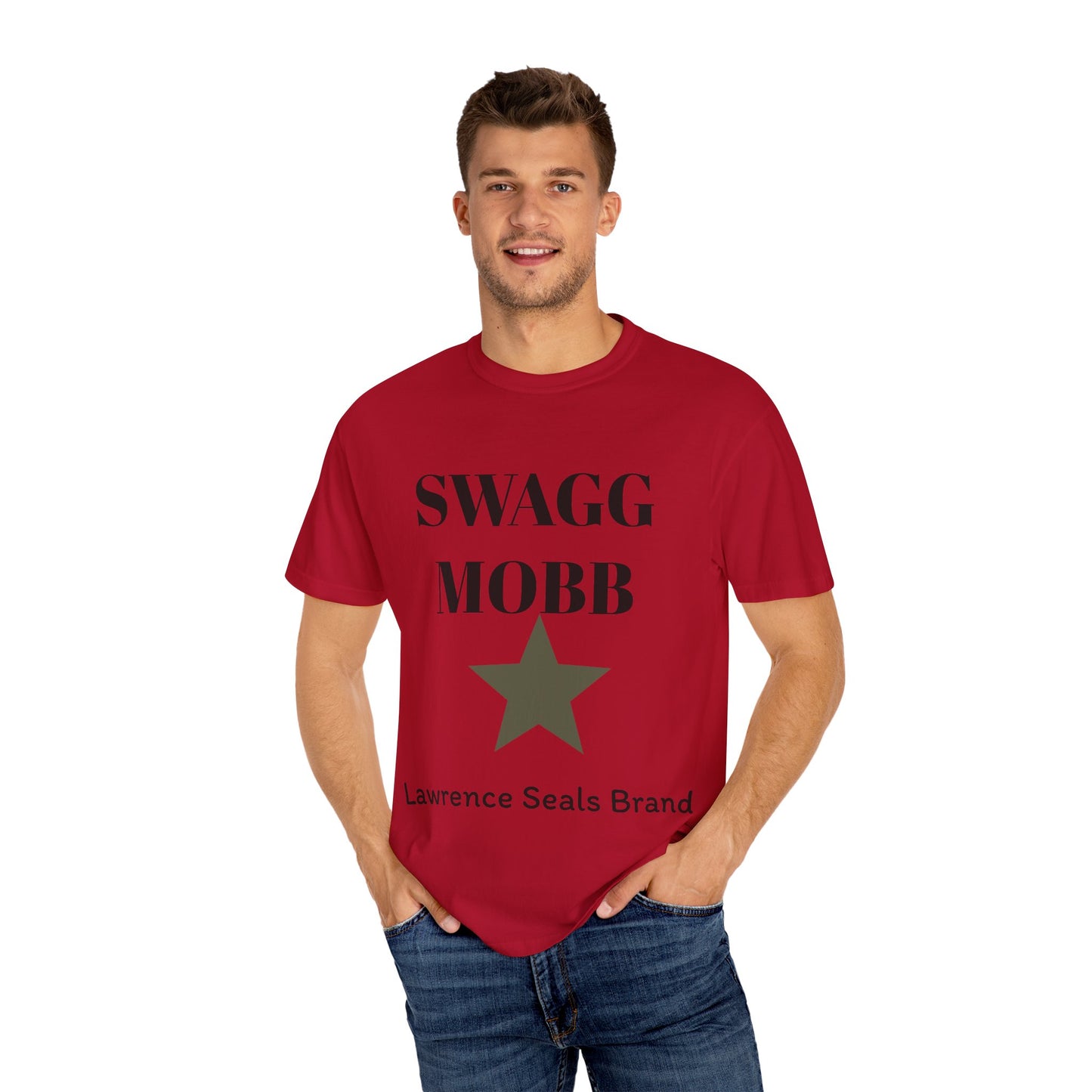 Stylish SWAGG 10BB Unisex Garment-Dyed T-Shirt, Casual Wear, Streetwear, Gift for Him/Her, Comfortable Everyday Tee
