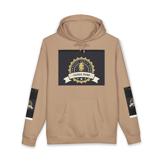 Swagg Mobz Lightning Logo Hoodie — Vintage Badge Graphic Hoodie