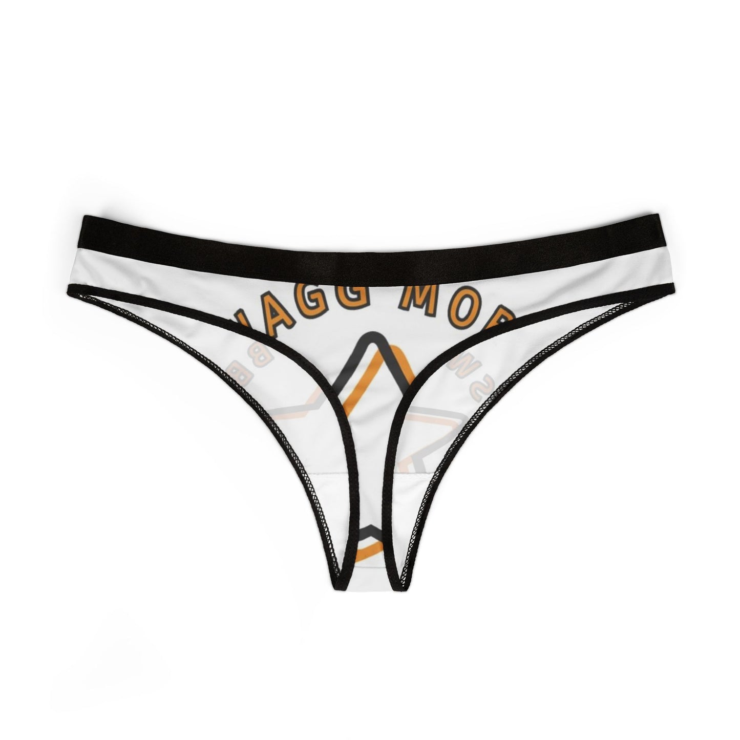 Trendy Women's Thongs - Swagg Mob Star Design, Comfortable Lingerie, Gift for Her, Fun Underwear, Playful Sleepwear