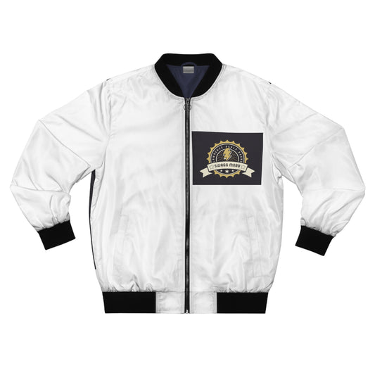 Veteran Pride Bomber Jacket — "Service & Sacrifice" Chest Emblem