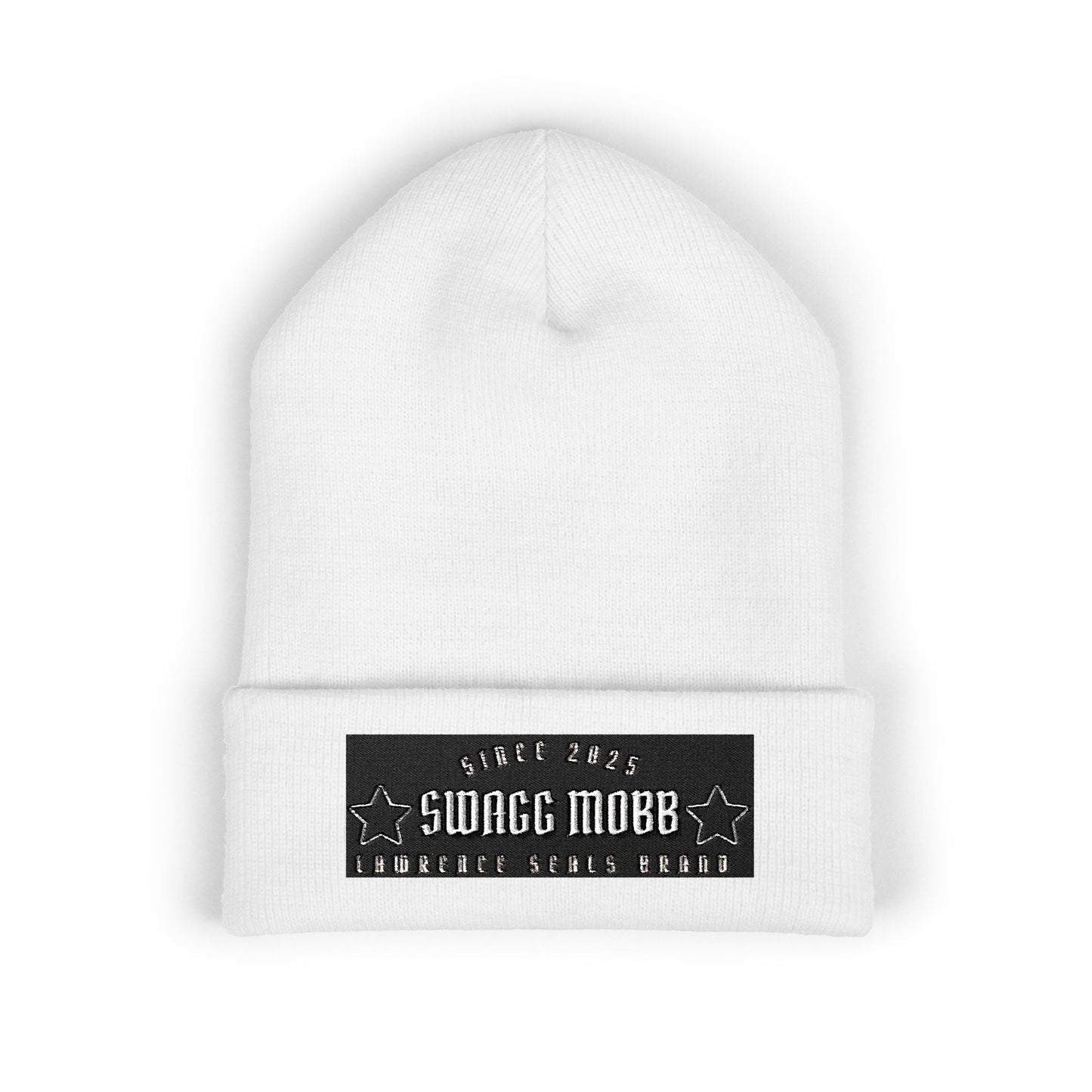 Classic Cuffed Beanie with Embroidered Design - Trendy Winter Hat, Gift for Him/Her, Cozy Accessories, Streetwear Style