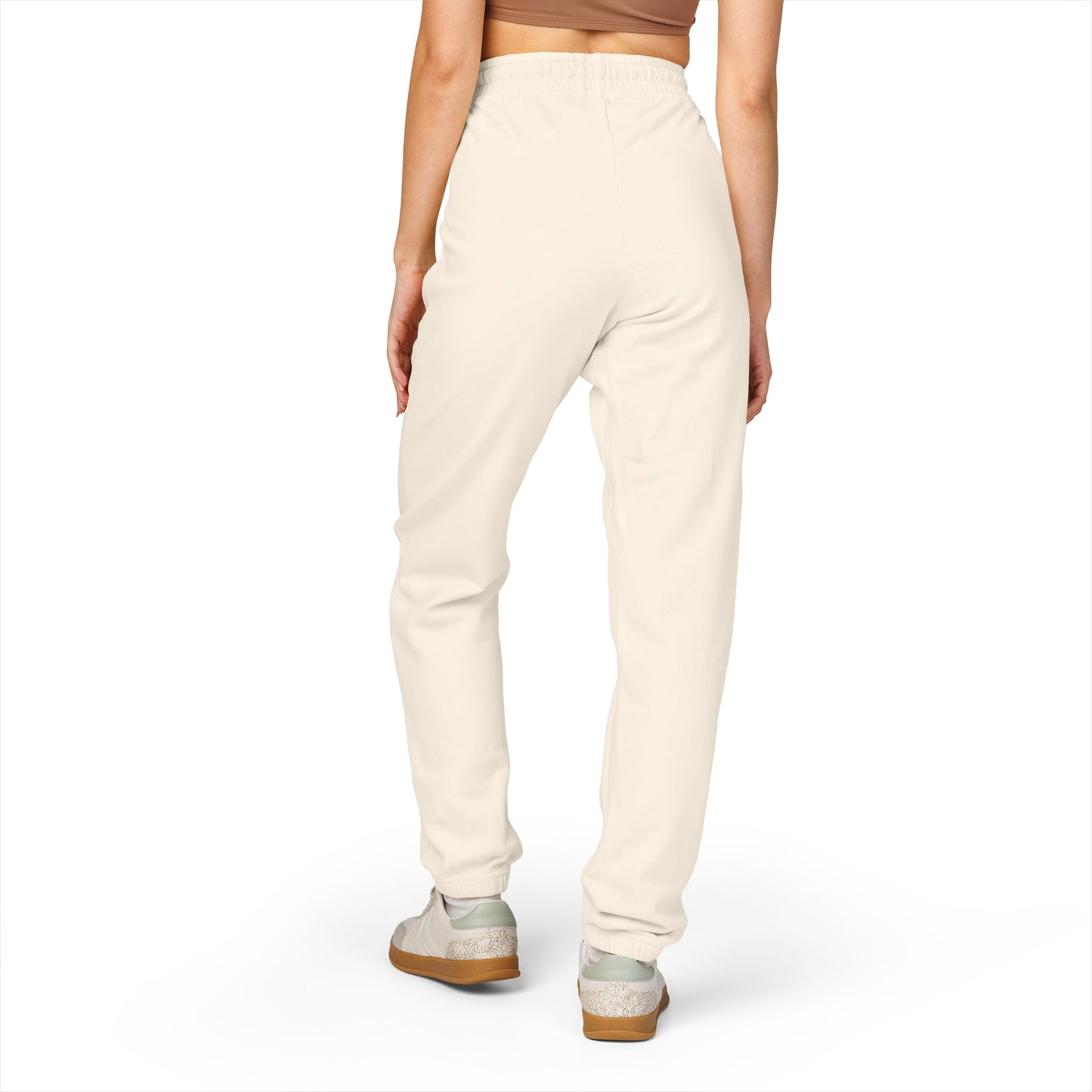 Fleece Sweatpants — Rustic Patch 'Coastal Riders' Graphic