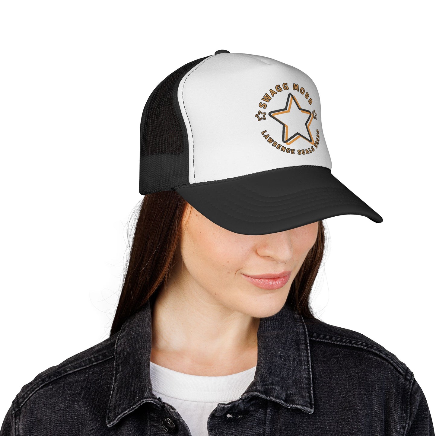 Trucker Cap — Vintage Star 'Swag More' Retro Mesh Hat