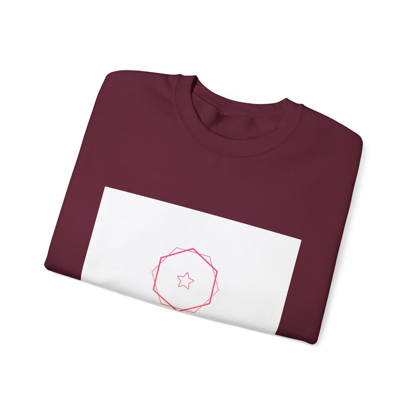 Crewneck Sweatshirt — Minimal Pink “Swagg Mobb” Logo