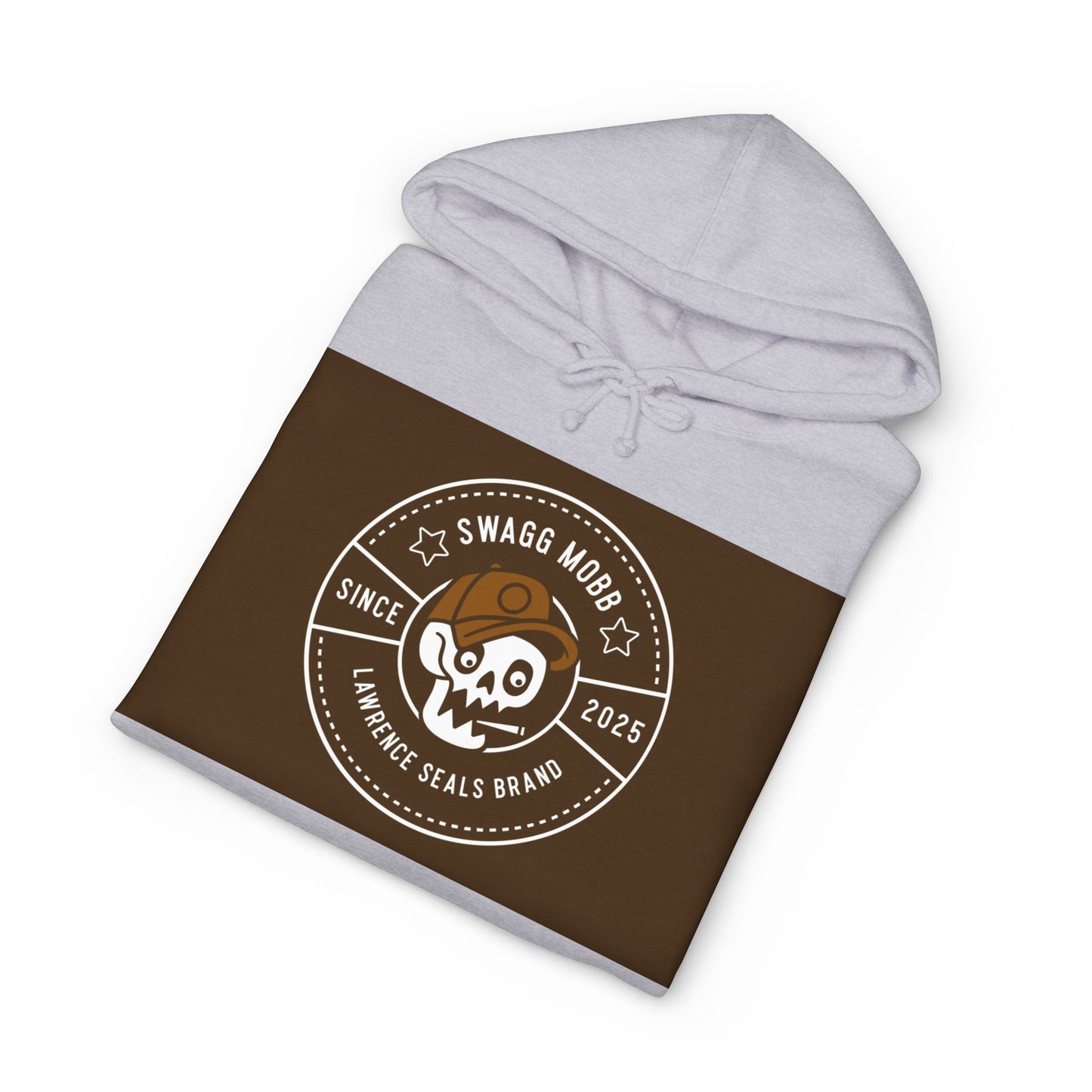 Skull Badge Hoodie – Stoner's Daily Brew Coffee Logo Sweatshirt
