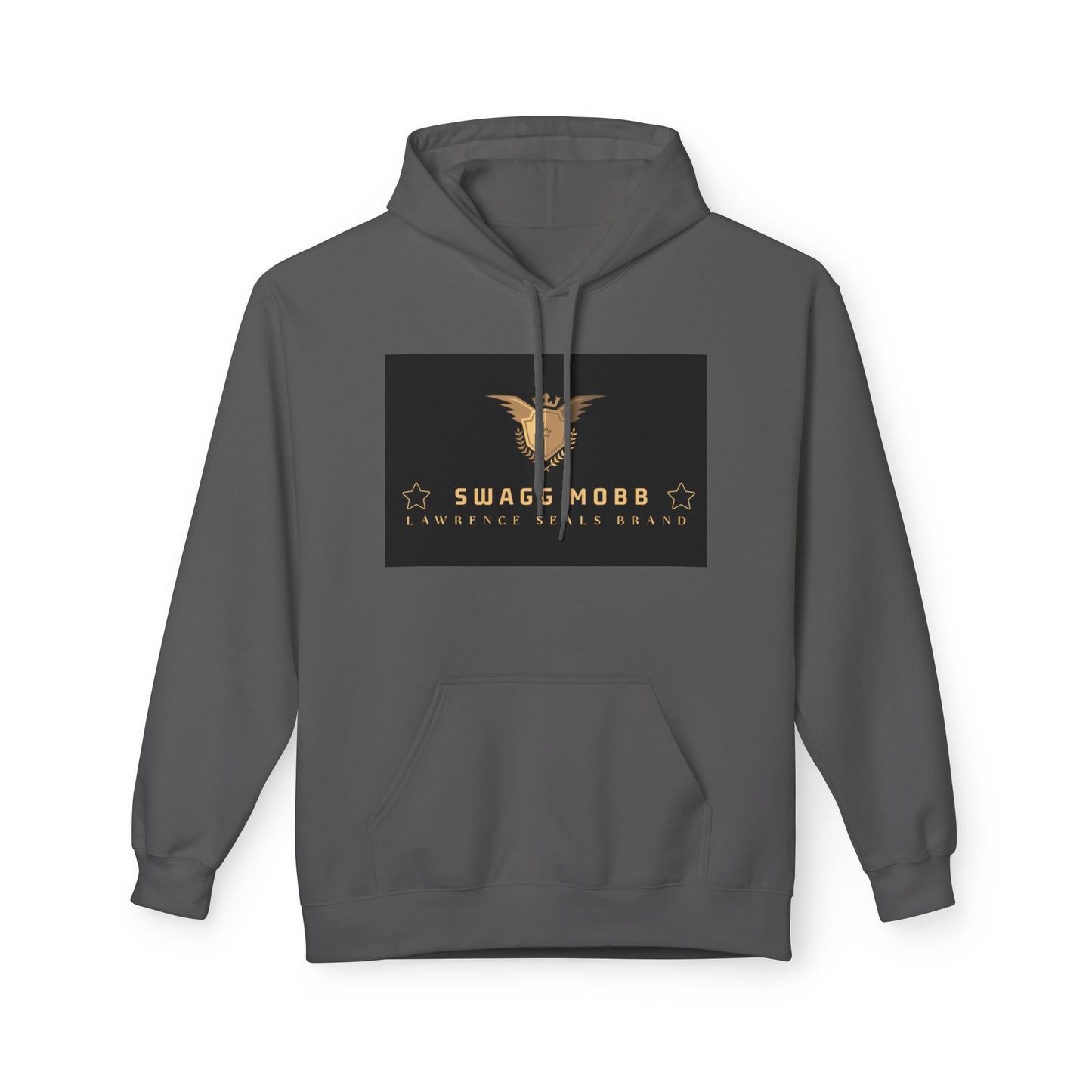 Hoodie - Swagg Mobb Gold Eagle Logo Pullover