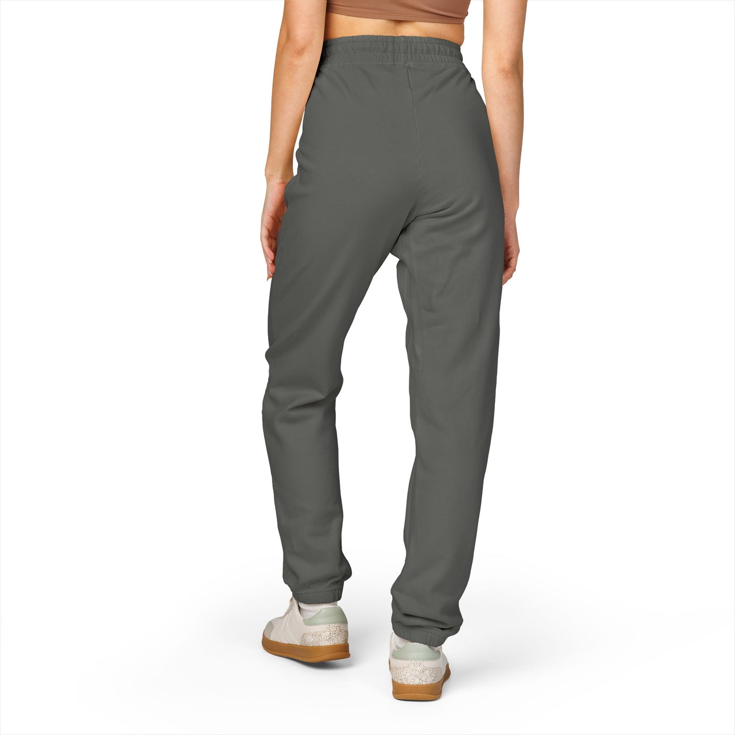 Fleece Sweatpants — Rustic Patch 'Coastal Riders' Graphic