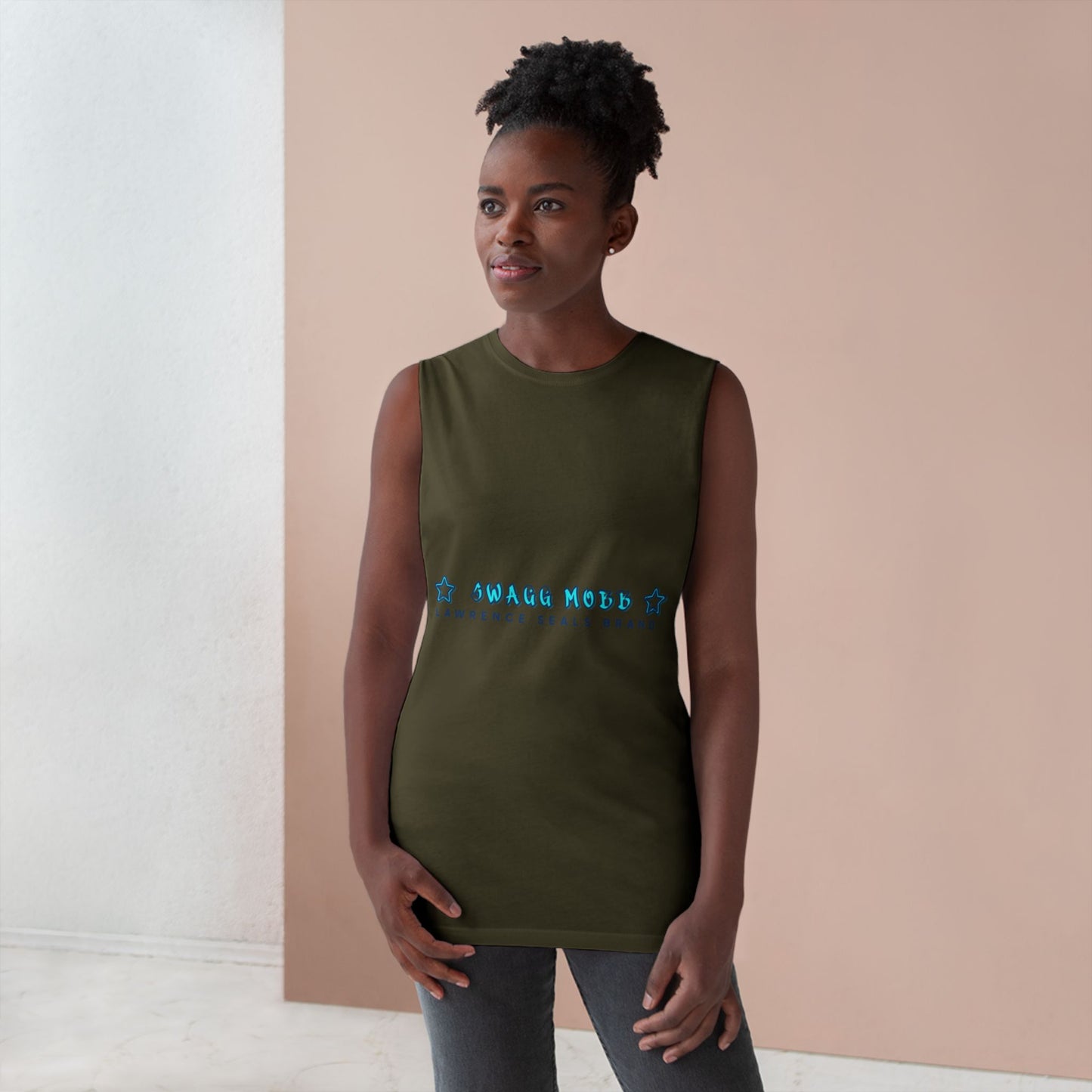 Unisex Barnard Tank Top - Casual Vibe with 'Share More' Design