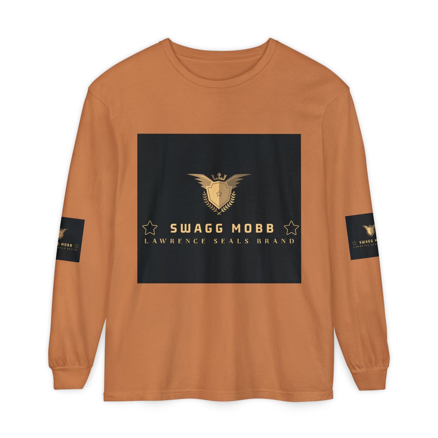 Swagg Mobb Eagle Logo Long Sleeve T-Shirt