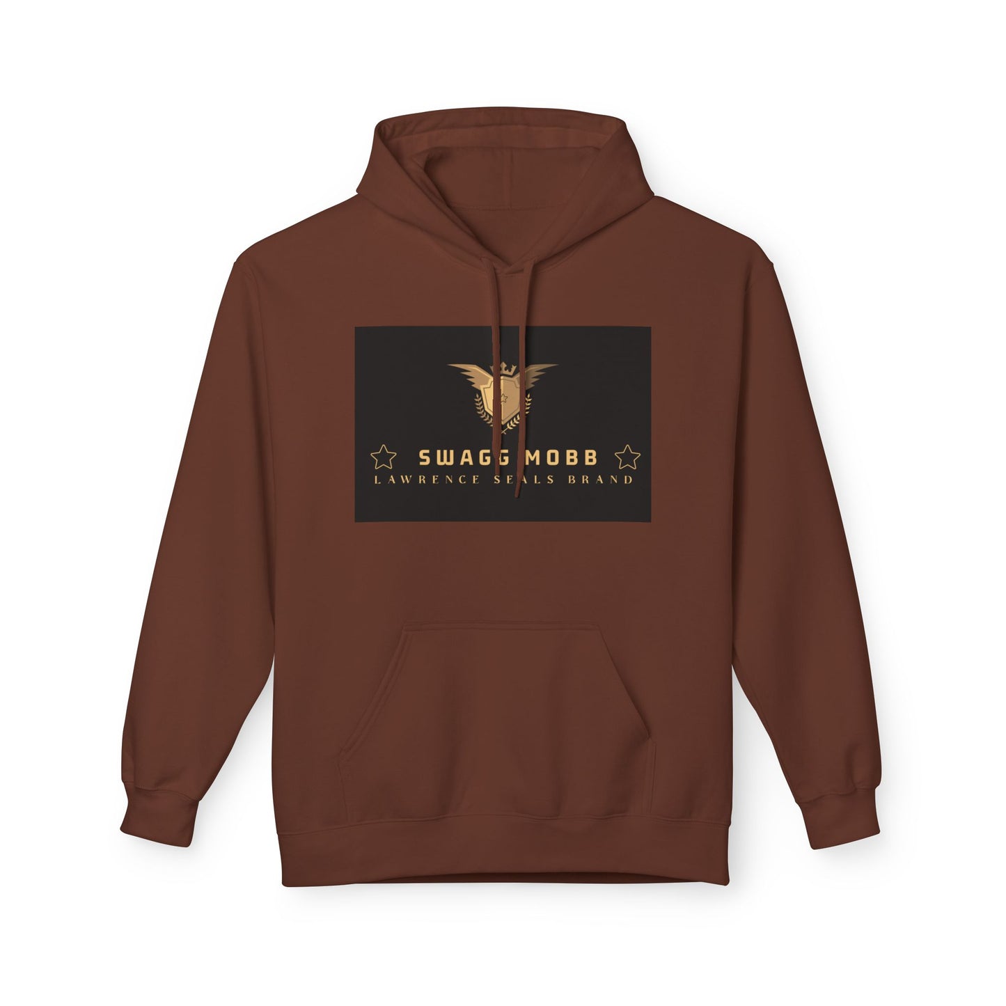 Hoodie - Swagg Mobb Gold Eagle Logo Pullover