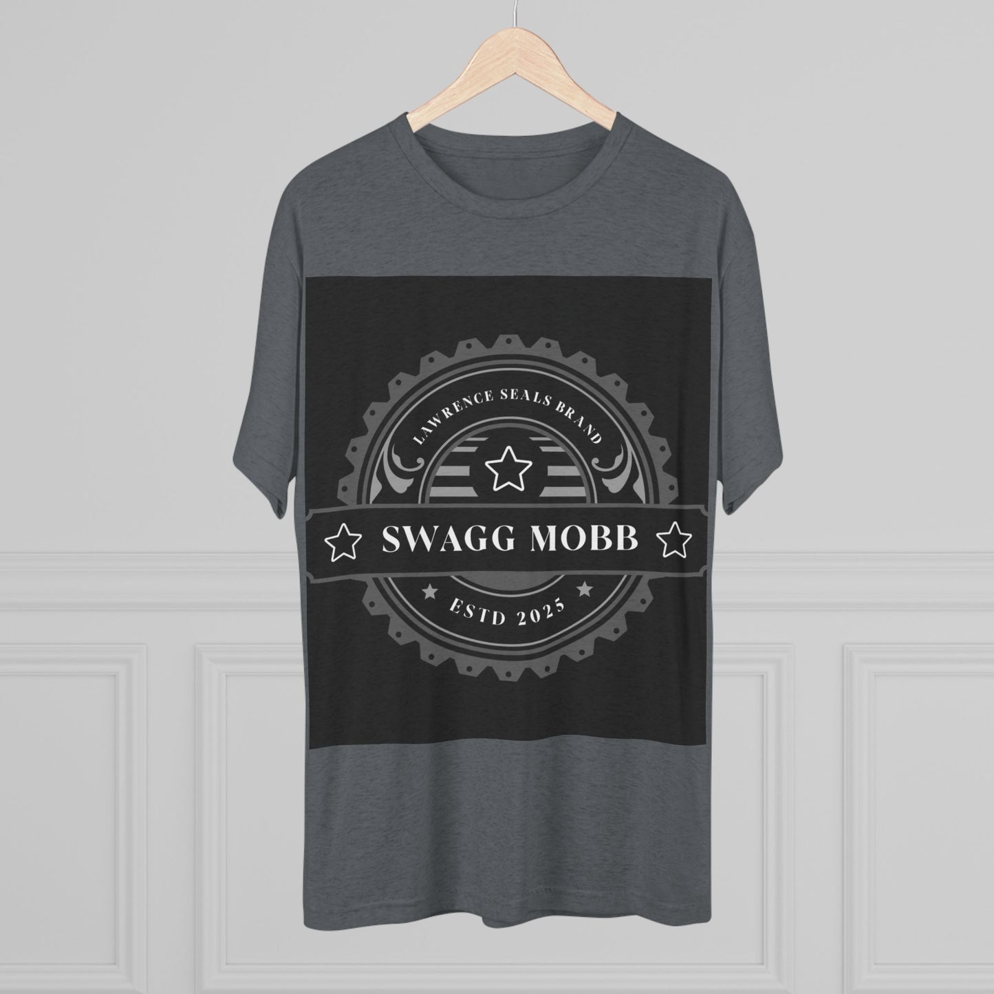 Swagg Mobb Logo Tee — Vintage Badge Graphic T-Shirt