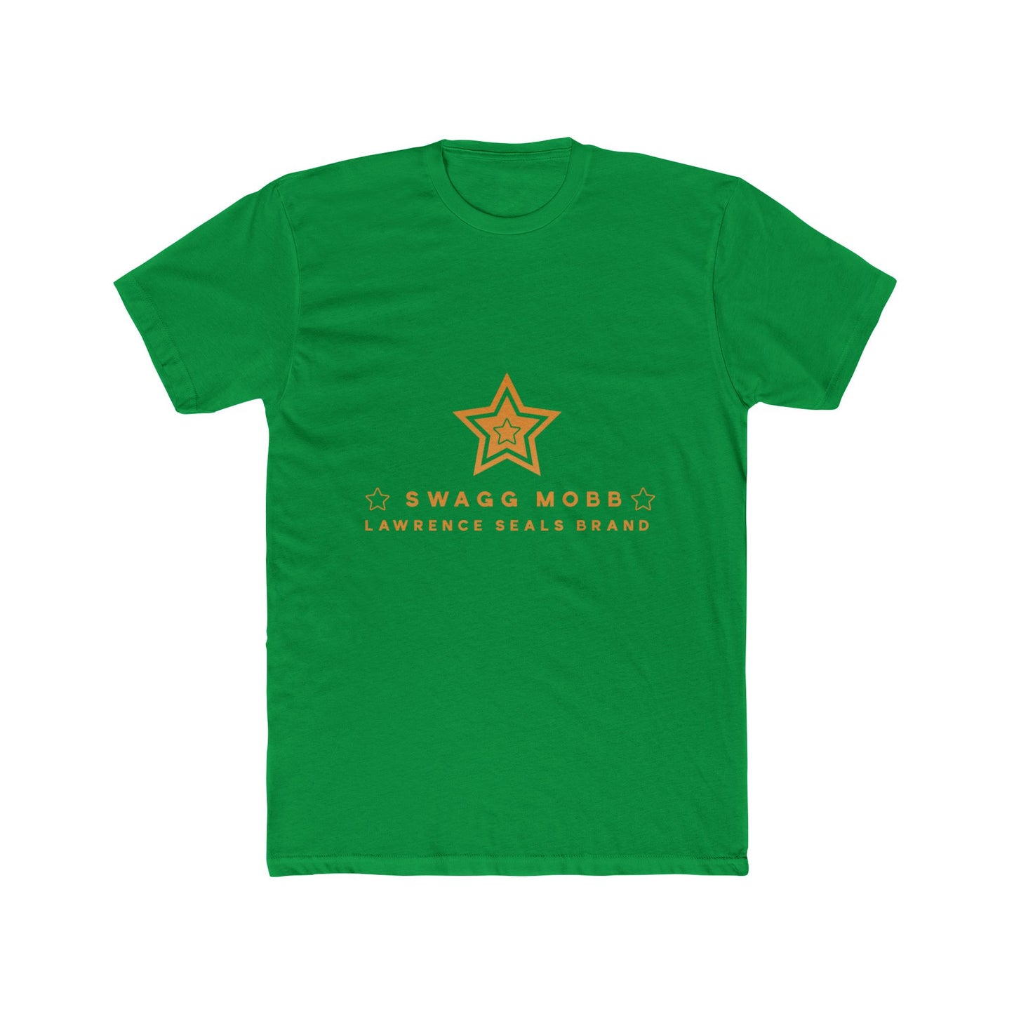 Swagg Mobb Star Logo Tee — 'Swagg Mobb Lawrence Seals Brand' Crewneck T-Shirt