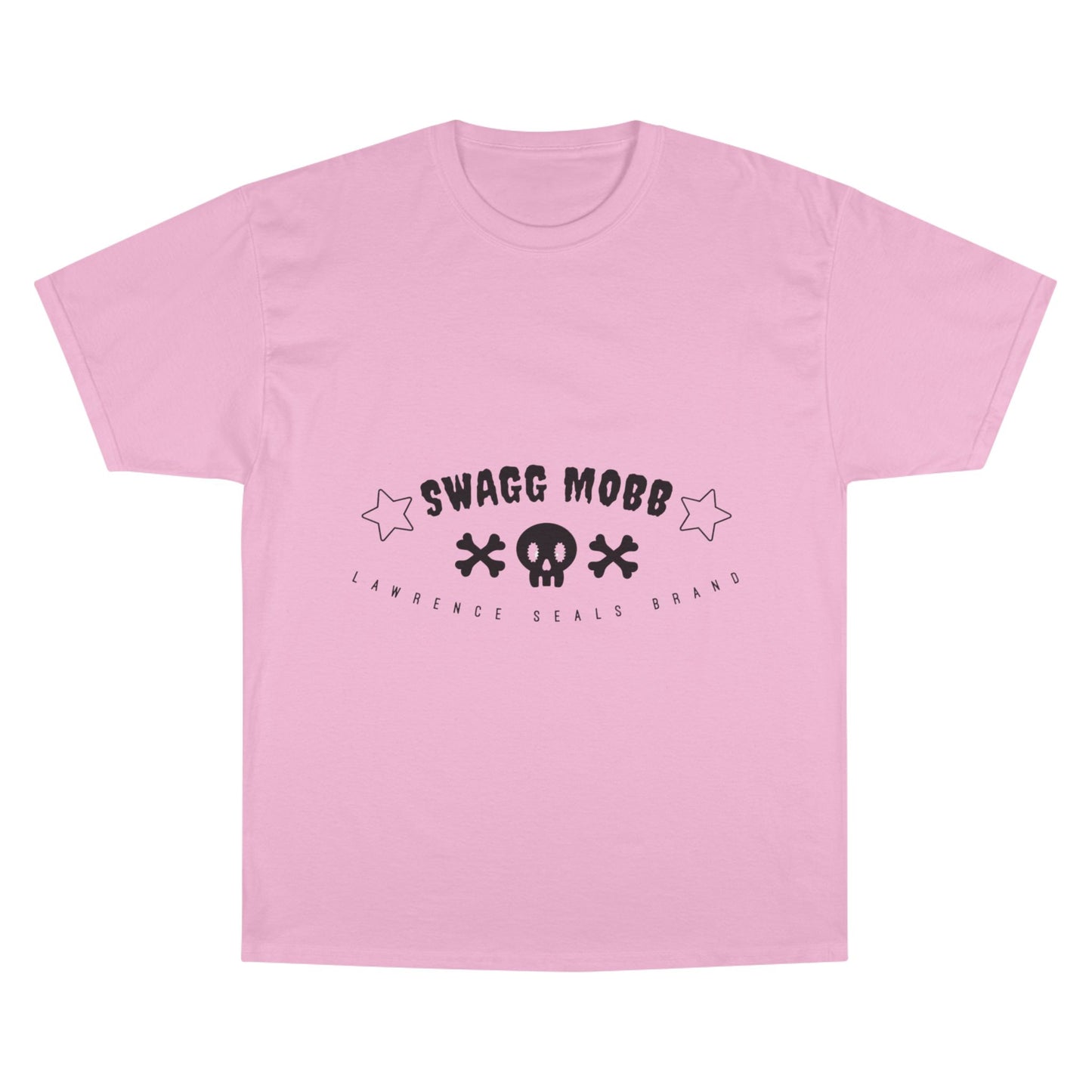 Champion T-Shirt — "Swagg Mobb" Skull Logo Tee