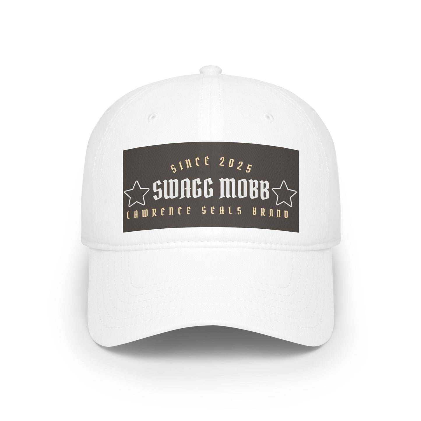 Trendy Low Profile Baseball Cap - SWAGG MOBB, Casual Hat, Adjustable Cap, Gift for Him, Streetwear Accessory