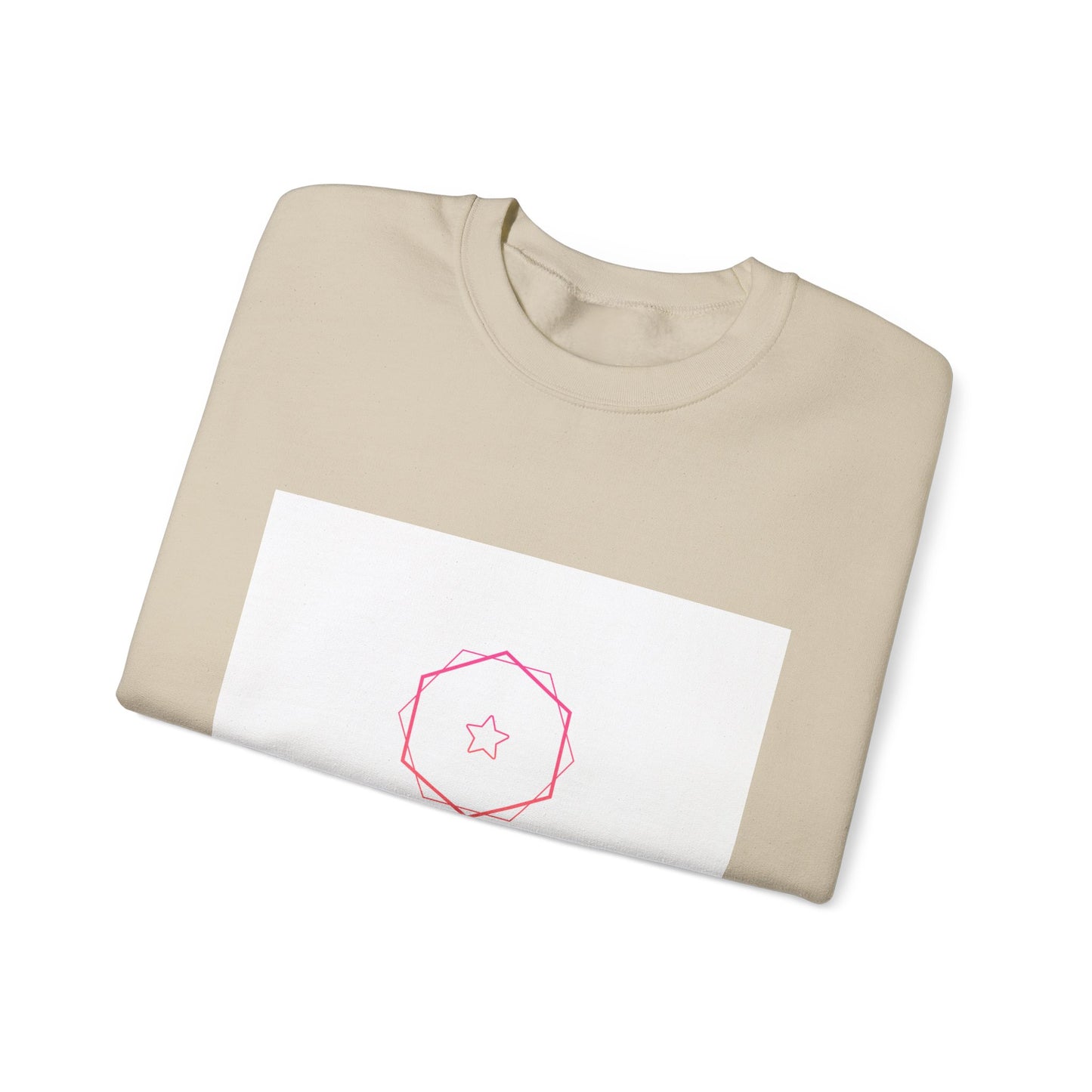 Crewneck Sweatshirt — Minimal Pink “Swagg Mobb” Logo
