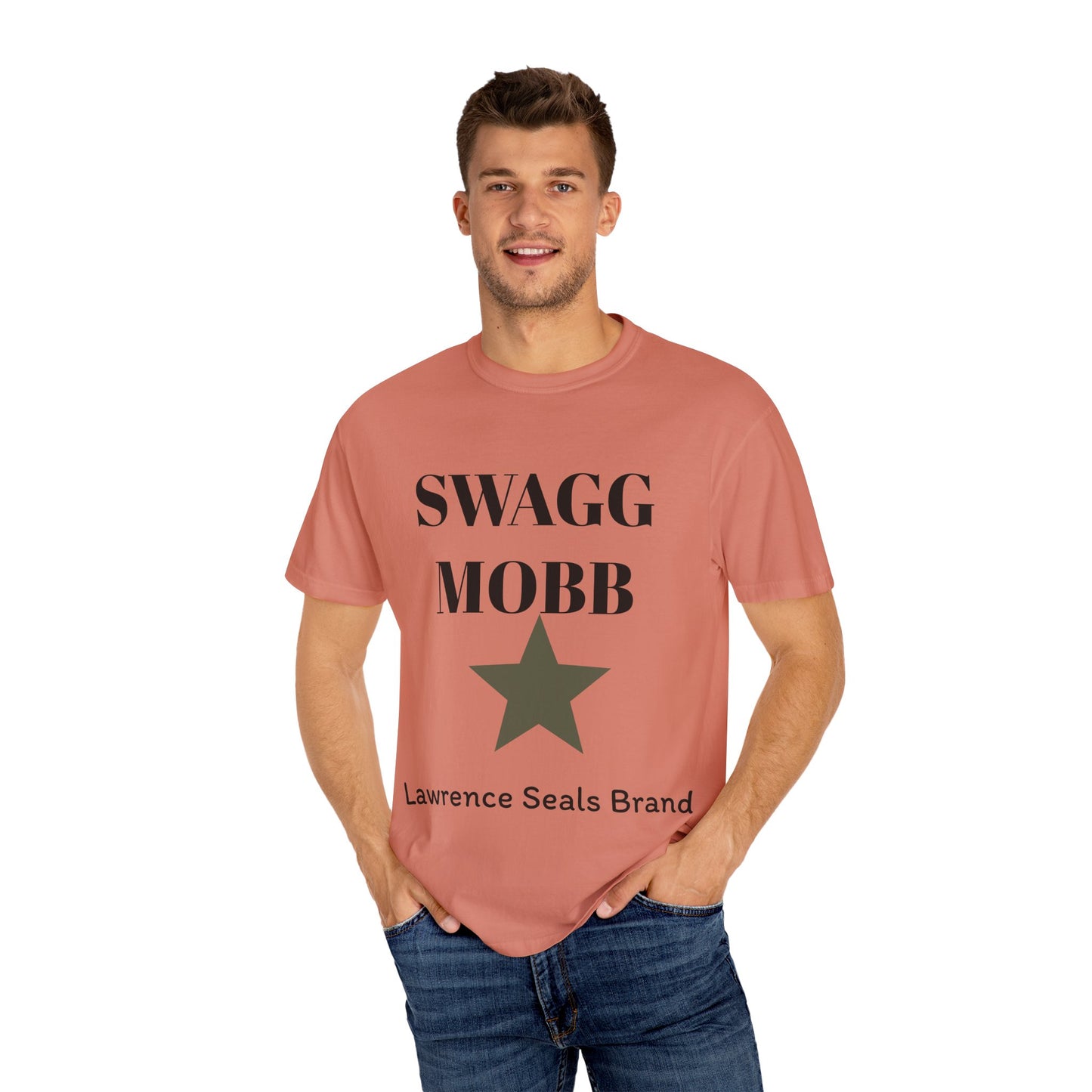 Stylish SWAGG 10BB Unisex Garment-Dyed T-Shirt, Casual Wear, Streetwear, Gift for Him/Her, Comfortable Everyday Tee