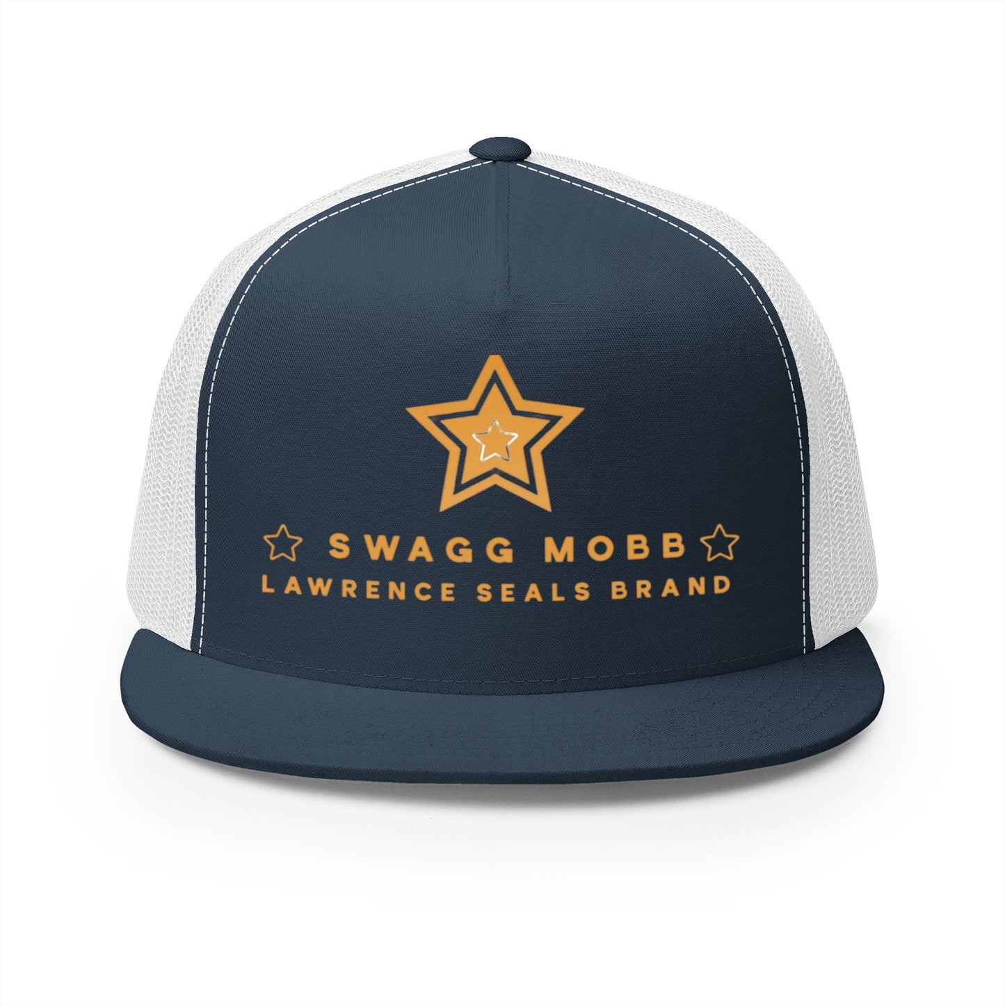 Swagg Mobb Trucker Cap – Lawrence Seals Brand Star Logo