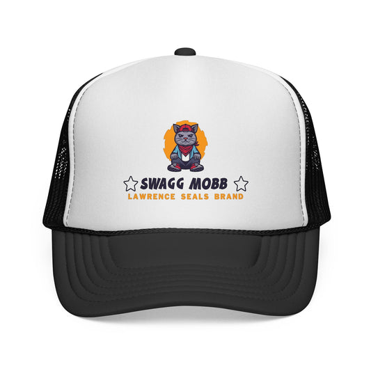 Swagg Mobb Trucker Cap – Retro Cool Cat Mesh Hat