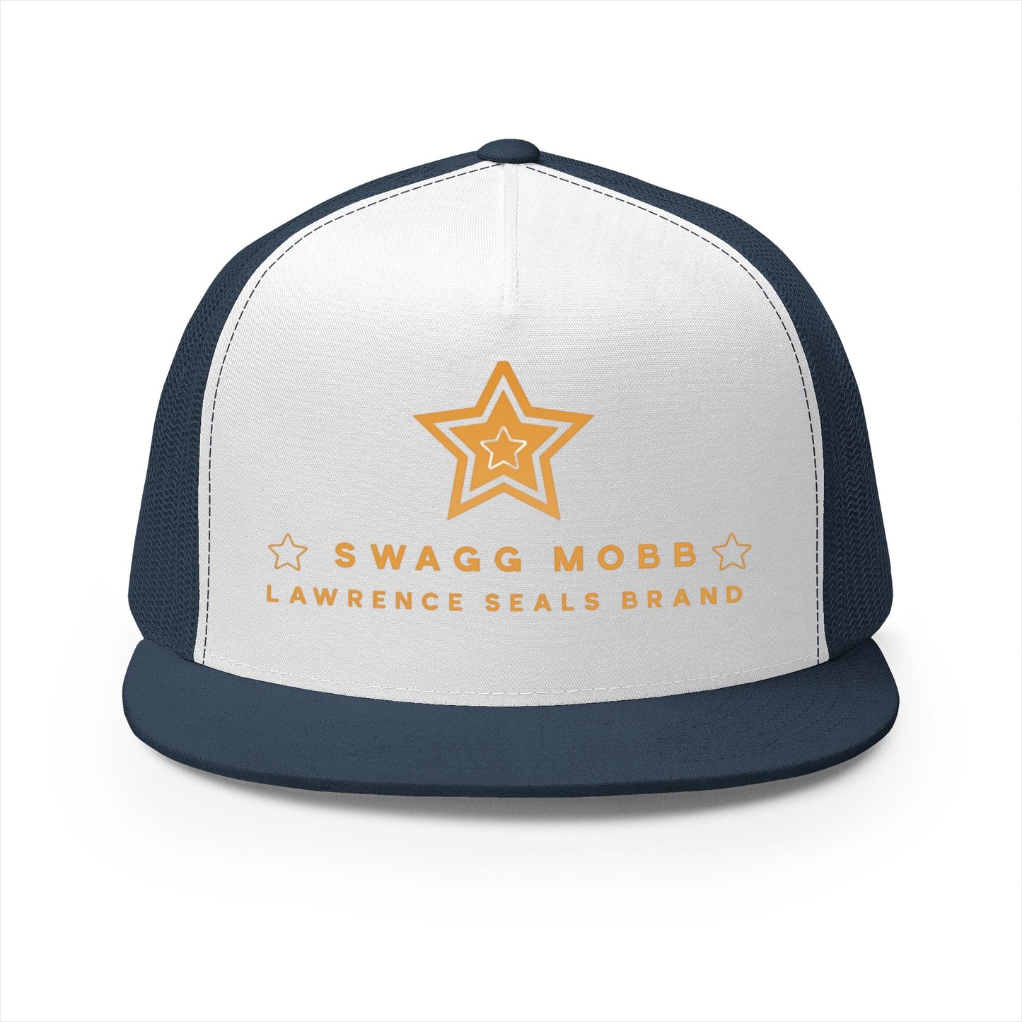 Swagg Mobb Trucker Cap – Lawrence Seals Brand Star Logo