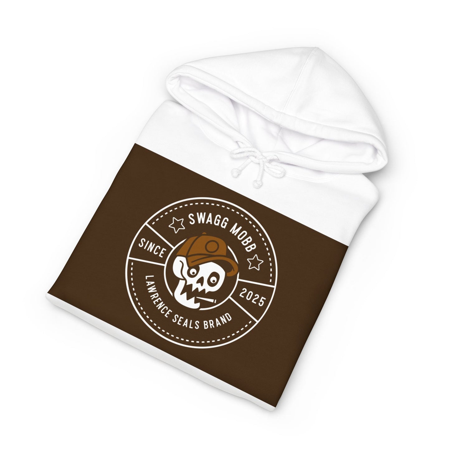 Skull Badge Hoodie – Stoner's Daily Brew Coffee Logo Sweatshirt
