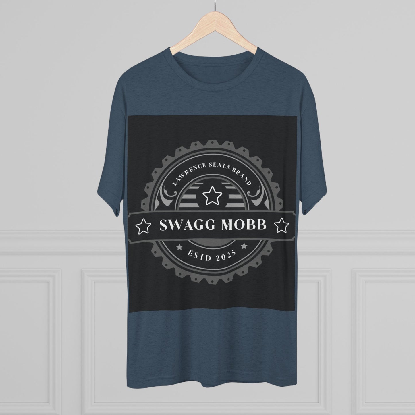 Swagg Mobb Logo Tee — Vintage Badge Graphic T-Shirt