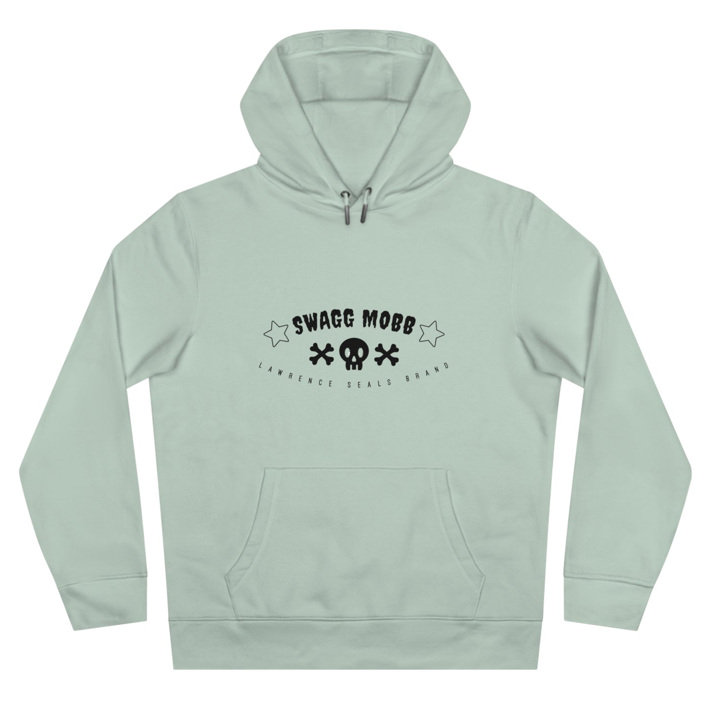King Hooded Sweatshirt — 'SWAGG MOBB' Streetwear Hoodie with Skull & Crossbones Graphic